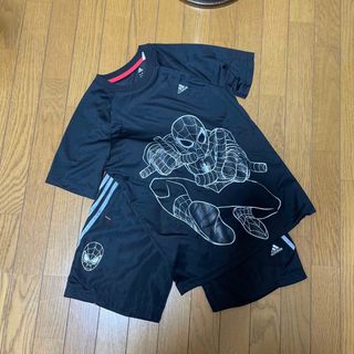 アディダス(adidas)のadidas（アディダス）スパイダーマンセット：160センチ(パンツ/スパッツ)