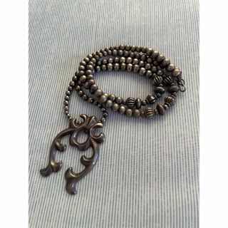 インディアンジュエリー(INDIAN JEWELRY)のNavajo ナバホ　ネックレス　ナジャ　トゥーファキャスト　刻印有(ネックレス)