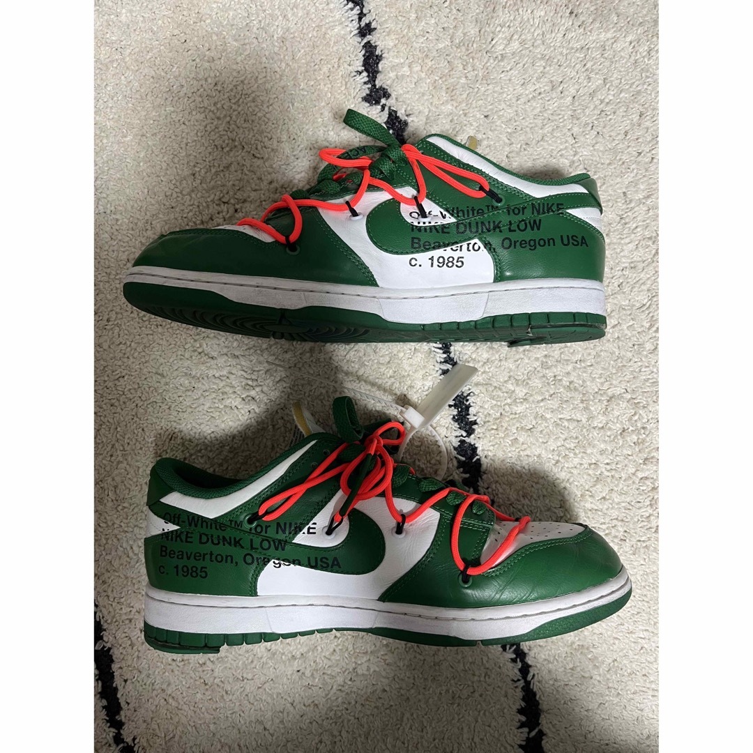 OFF-WHITE Nike オフホワイト　ナイキ ダンクロー パイングリーン