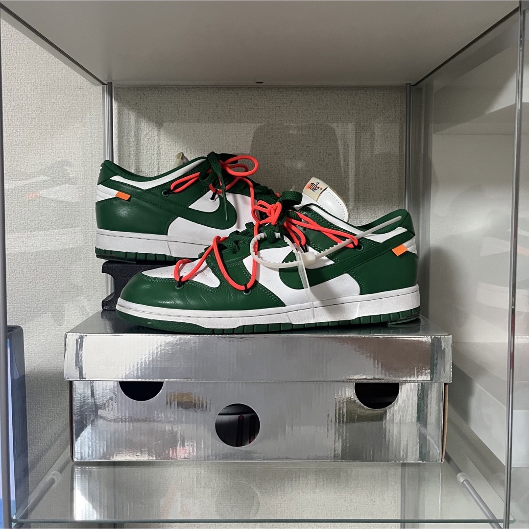 OFF-WHITE Nike オフホワイト　ナイキ ダンクロー パイングリーン