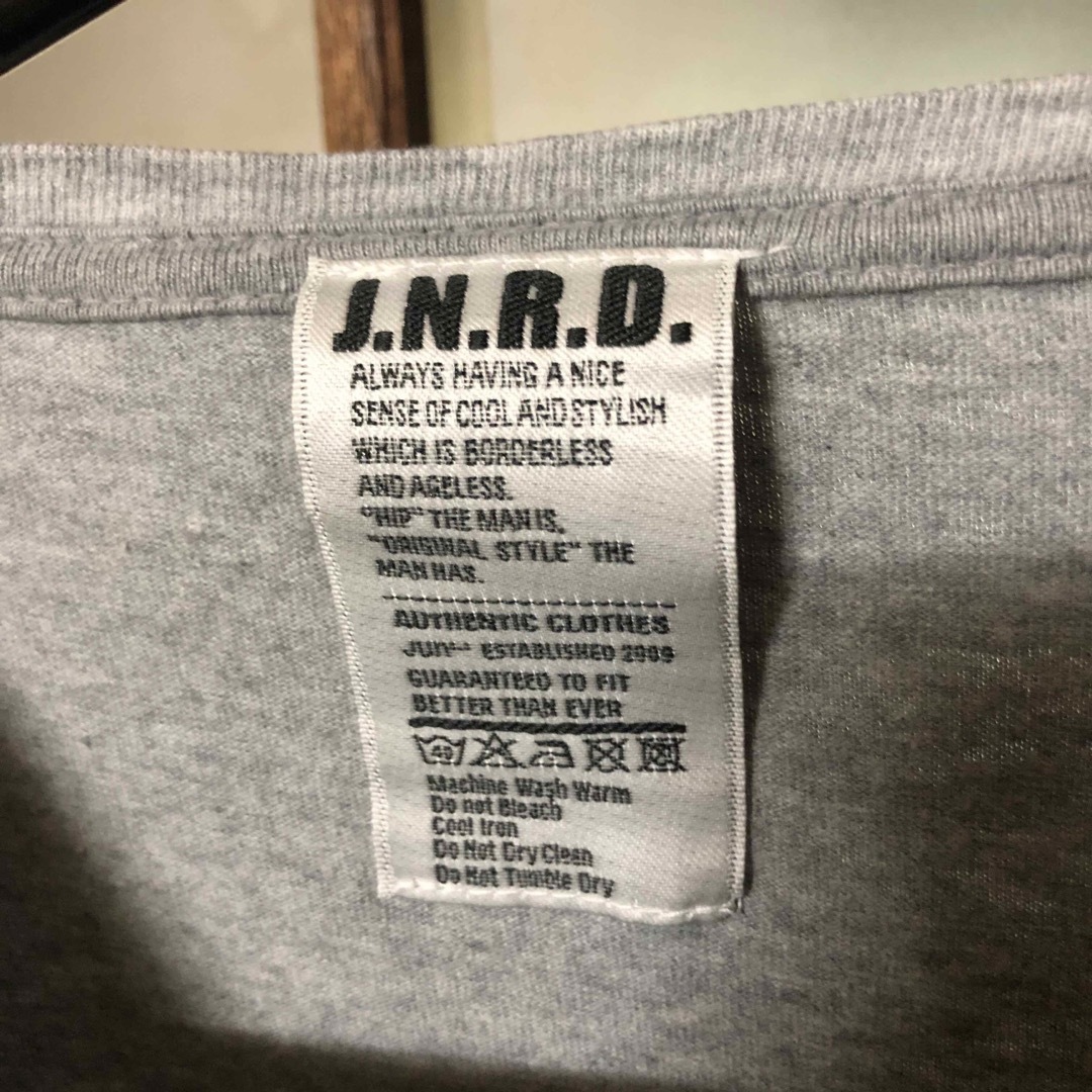 JUNRED(ジュンレッド)の【美品】J.N.R.D ジュンレッド 掠れフロッキープリントポケットTシャツ S メンズのトップス(Tシャツ/カットソー(半袖/袖なし))の商品写真