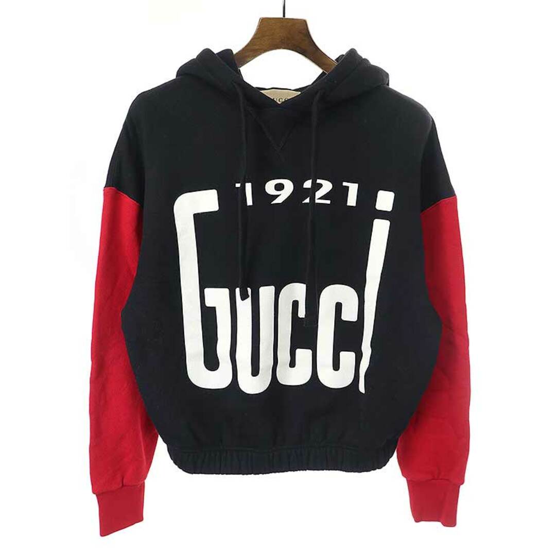 Gucci(グッチ)のGUCCI グッチ 22SS 1921 2トーンスウェットパーカー レディースのトップス(トレーナー/スウェット)の商品写真