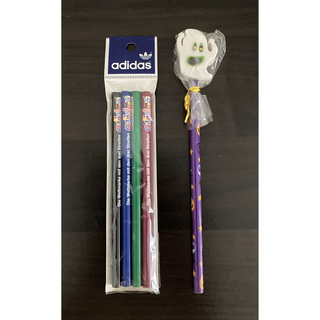 adidas - 【セール】【アディダス】黒鉛筆4本セット+ハロウィン鉛筆