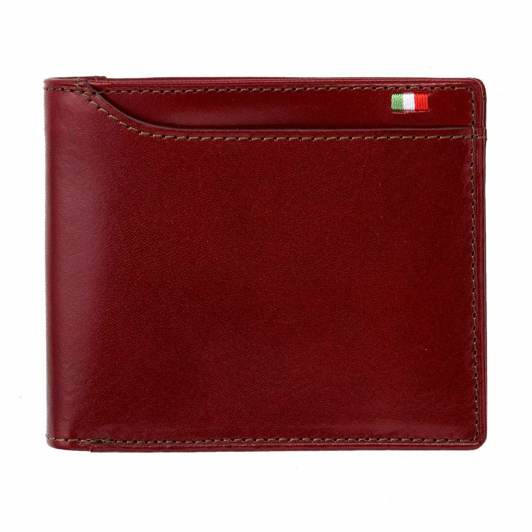 [ミラグロ] タンポナート レザー 二つ折り財布 (小銭入れなし) (財布 メン