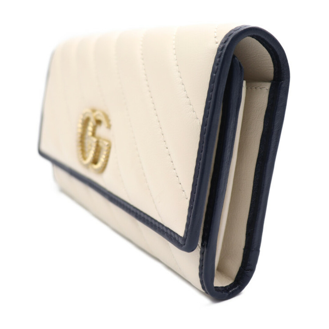 Gucci - GUCCI グッチ GGマーモント コンチネンタルウォレット 長財布