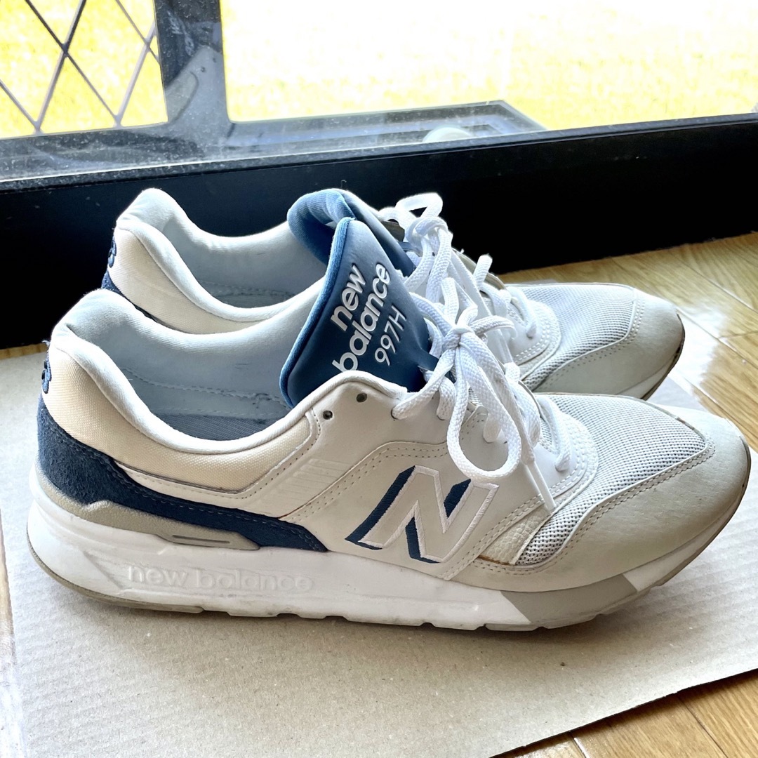 newbalance 997H ホワイトスニーカー 28.5