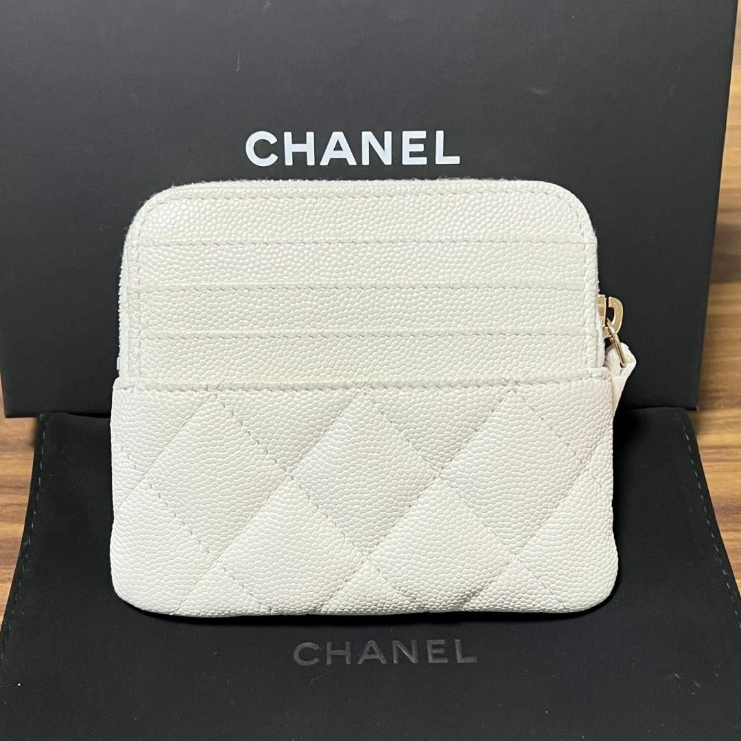 CHANEL(シャネル)の⭐️未使用に近い⭐️CHANEL シャネル コインケース キャビアスキン レディースのファッション小物(財布)の商品写真