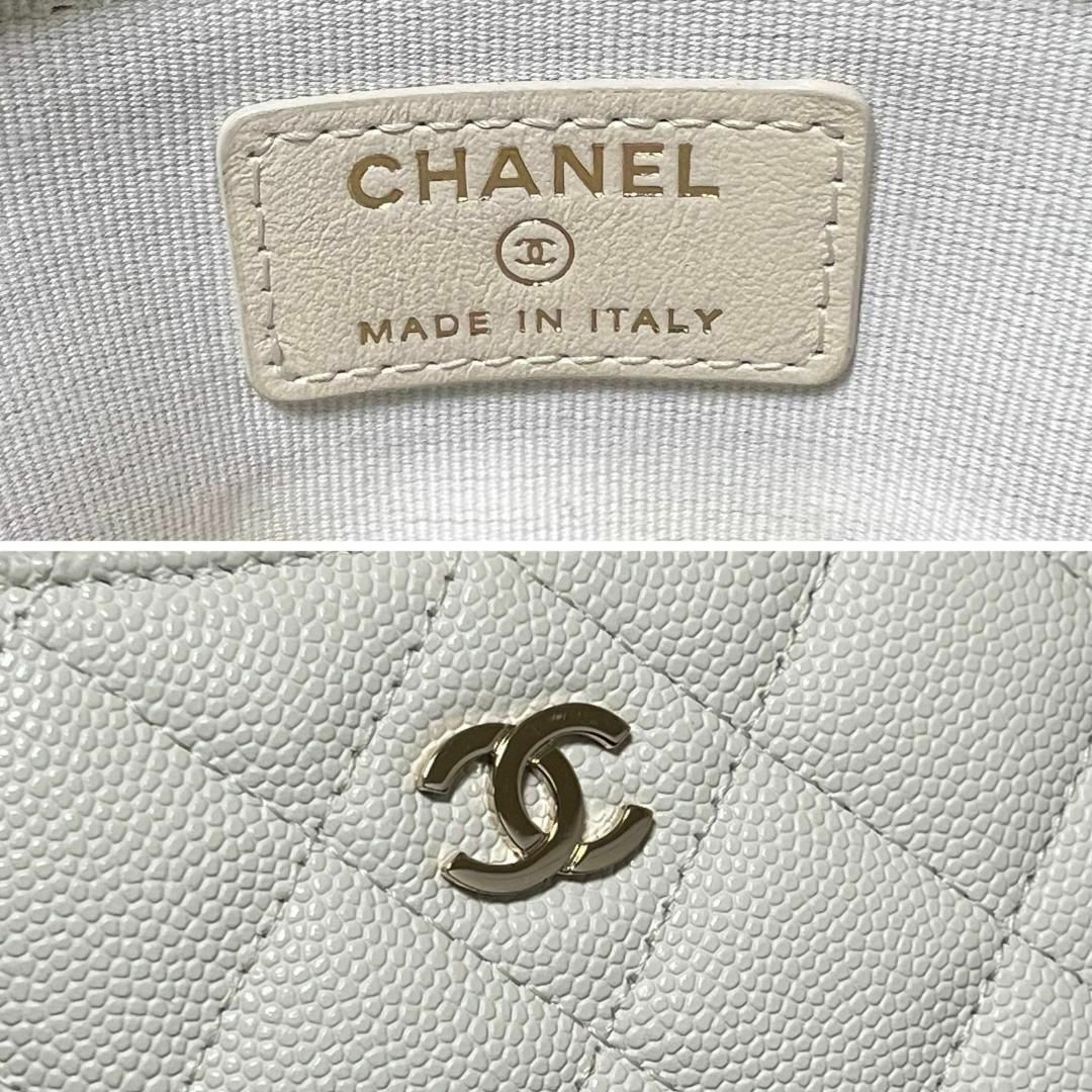 CHANEL(シャネル)の⭐️未使用に近い⭐️CHANEL シャネル コインケース キャビアスキン レディースのファッション小物(財布)の商品写真