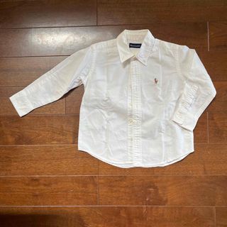 ポロラルフローレン(POLO RALPH LAUREN)のラルフローレン　長袖　シャツ　ワンポイントロゴ　キッズ　男の子　100(ブラウス)