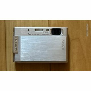 ソニー(SONY)のソニーコンパクト　デジタルカメラ「DSC-T100」 シルバー　(コンパクトデジタルカメラ)