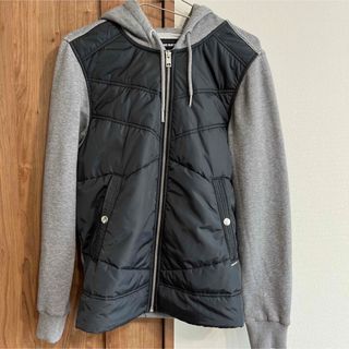 ディーゼル(DIESEL)の超美品 DIESEL ジップアップパーカー ダウンパーカー ハイブリッドパーカー(パーカー)