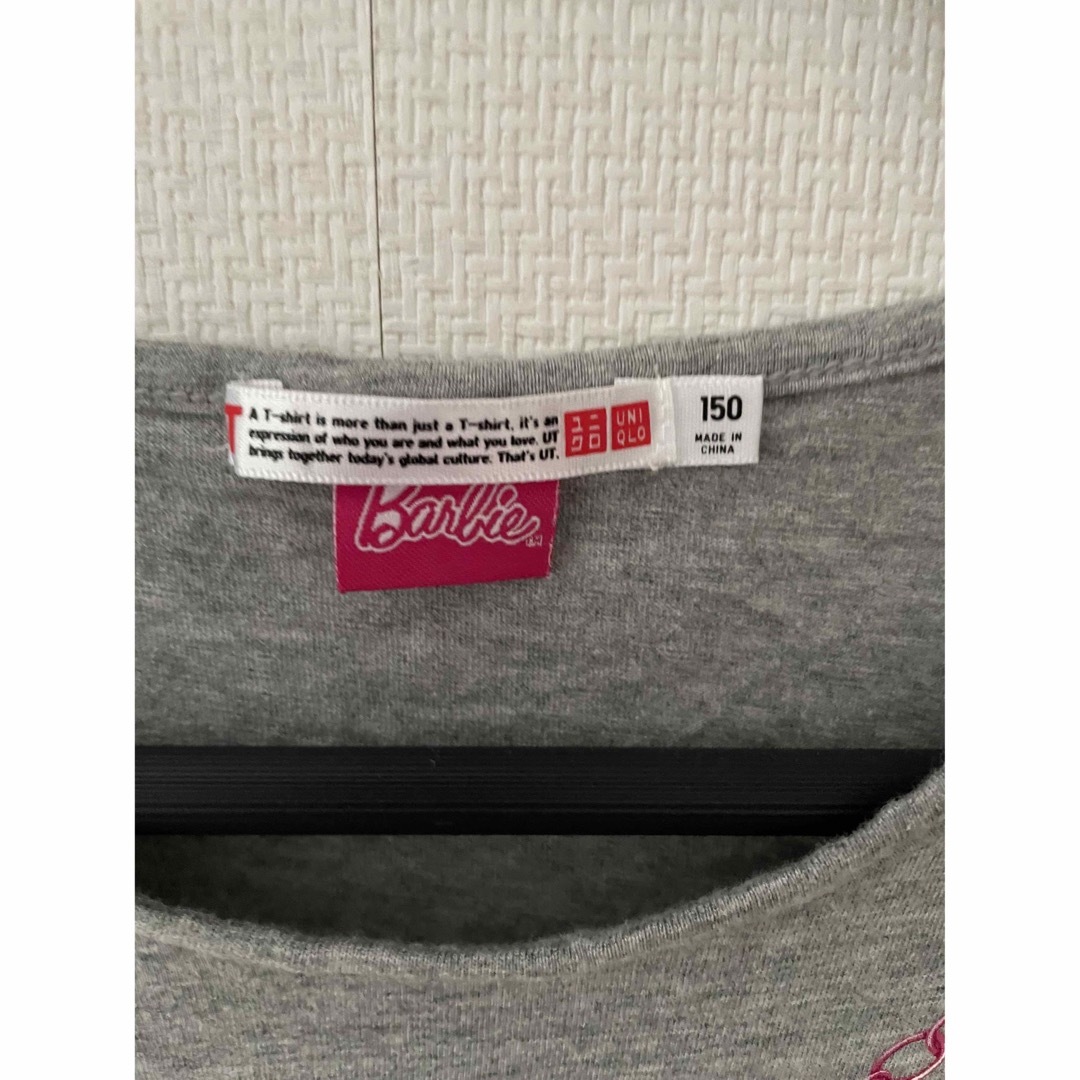 UNIQLO(ユニクロ)のUNIQLO×Barbie 半袖Ｔシャツ150 キッズ/ベビー/マタニティのキッズ服女の子用(90cm~)(Tシャツ/カットソー)の商品写真