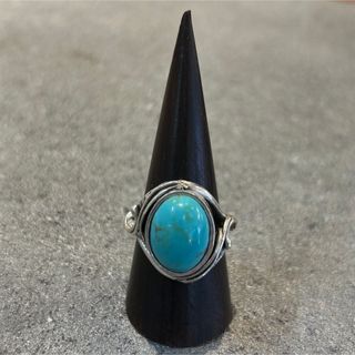 VINTAGE ヴィンテージシルバー925 ターコイズリング/ジュエリーの通販