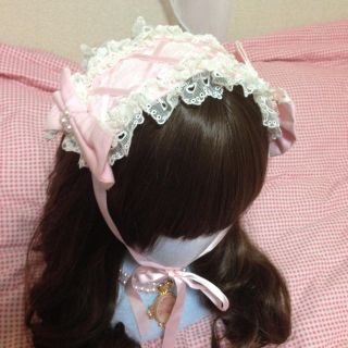 アンジェリックプリティー(Angelic Pretty)の難あり ヘッドドレス アンプリ ピンク(ヘアバンド)