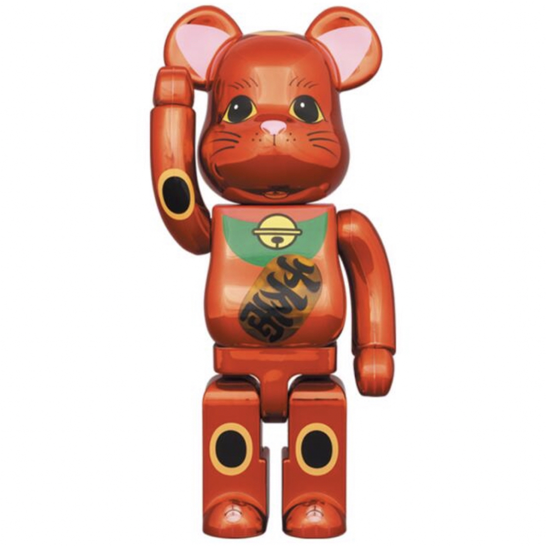 BE@RBRICK 招き猫 梅金メッキ 発光 400％フィギュア