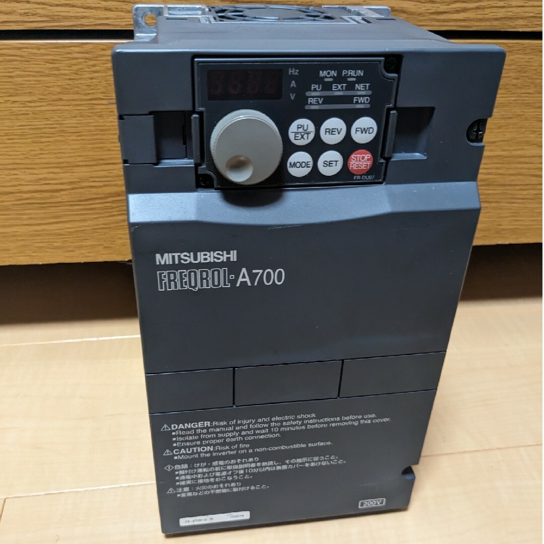 三菱電機インバータ fr-a720-3.7k-