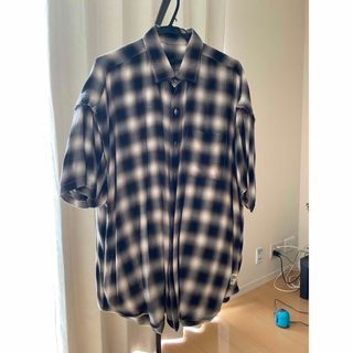 SSZ peter shirt オンブレチェックシャツ