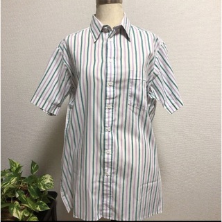 【イタリア購入品】ストライプシャツ☆半袖(シャツ)