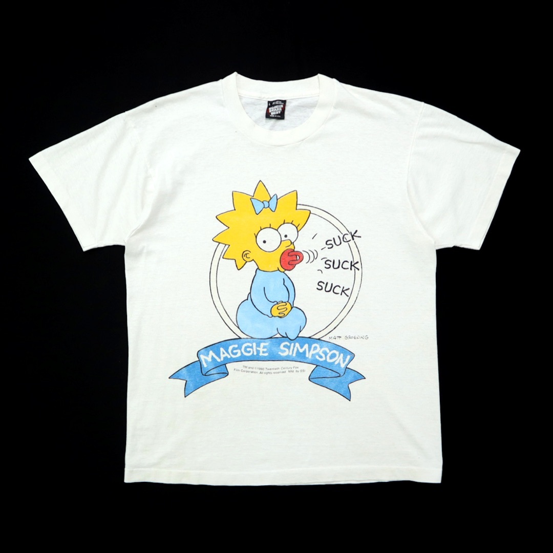 90s ビンテージ シンプソンズ マギーシンプソン Tシャツ TV アニメ 映画