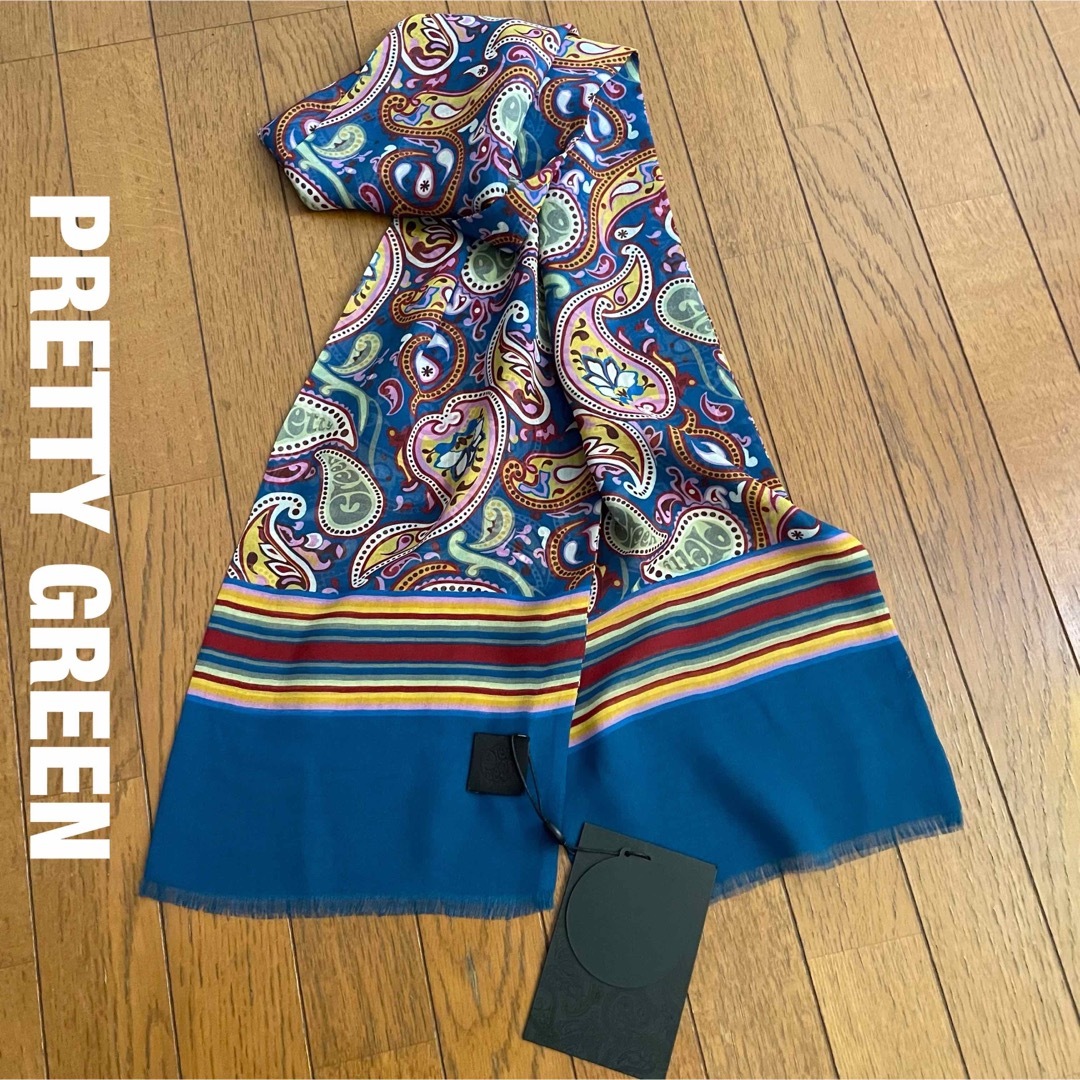 pretty green  ビンテージペイズリー　スカーフ