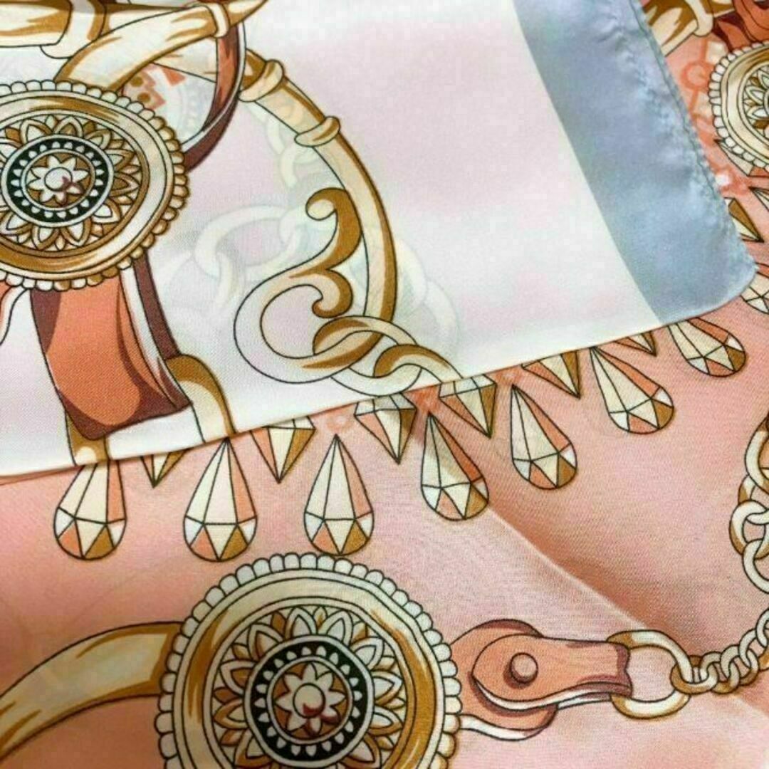 ストール 大判 ピンク スカーフ ヘアアレンジ 紫外線 冷房対策 夏 プレゼント レディースのファッション小物(ストール/パシュミナ)の商品写真