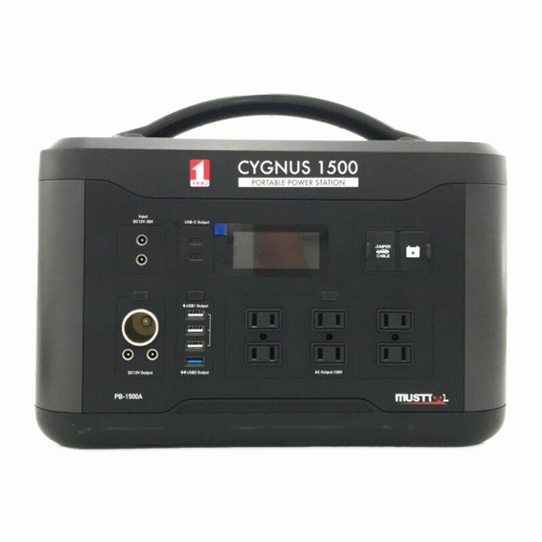 ☆比較的美品☆ イチネン MUST TOOL マストツール ポータブル電源 CYGNUS1500 PB-1500A シグナス1500 75581