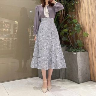 プロポーションボディドレッシング(PROPORTION BODY DRESSING)の【未使用品】PROPORTION レーススカート(ロングスカート)