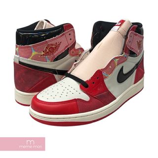 NIKE×Spider-Man 2023SS AIR JORDAN 1 RETORO HIGH OG SP Next Chapter DV1748-601 エアジョーダン1×スパイダーマン ネクストチャプター ハイカットスニーカー 切替 加工 レッド×ホワイト サイズUS6(24cm)【230804】【新古品】【me04】