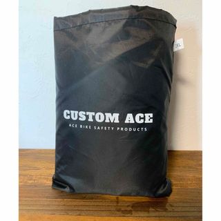 未使用品《CUSTOM ACE》超厚手/420D バイクカバー ブラック 3L(装備/装具)