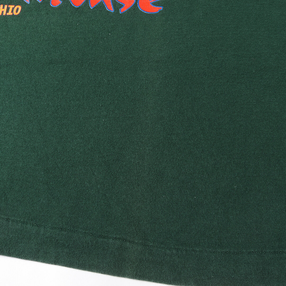 90s - 00s ヴィンテージ  Vintage Used 90s AMA Devils Staircase オフロード バイク クルーネック 半袖 Tシャツ 90年代 USA製 FRUIT OF THE LOOM フルーツオブザルーム グリーン トップス カットソー アメカジ 【メンズ】