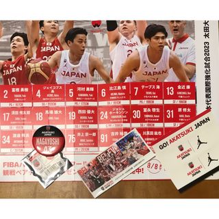 バスケットボール日本代表　永吉佑也　#43 缶バッジ　会場限定品(スポーツ選手)