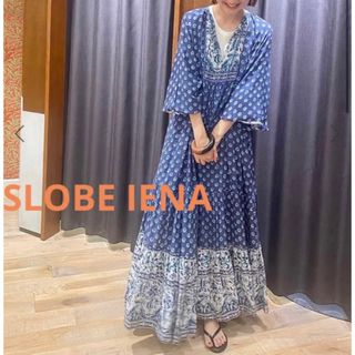 新品SLOBE IENA インドパネルパターンワンピース