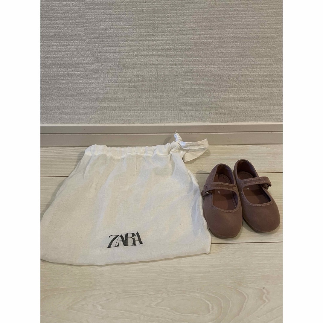 ZARA KIDS(ザラキッズ)のZARA 13㎝　バレエシューズ キッズ/ベビー/マタニティのベビー靴/シューズ(~14cm)(フラットシューズ)の商品写真
