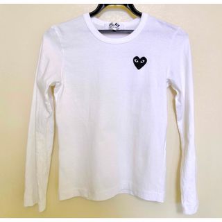 コムデギャルソン(COMME des GARCONS)のコムデギャルソン　プレイ　ハート　ロンT Sサイズ(カットソー(長袖/七分))