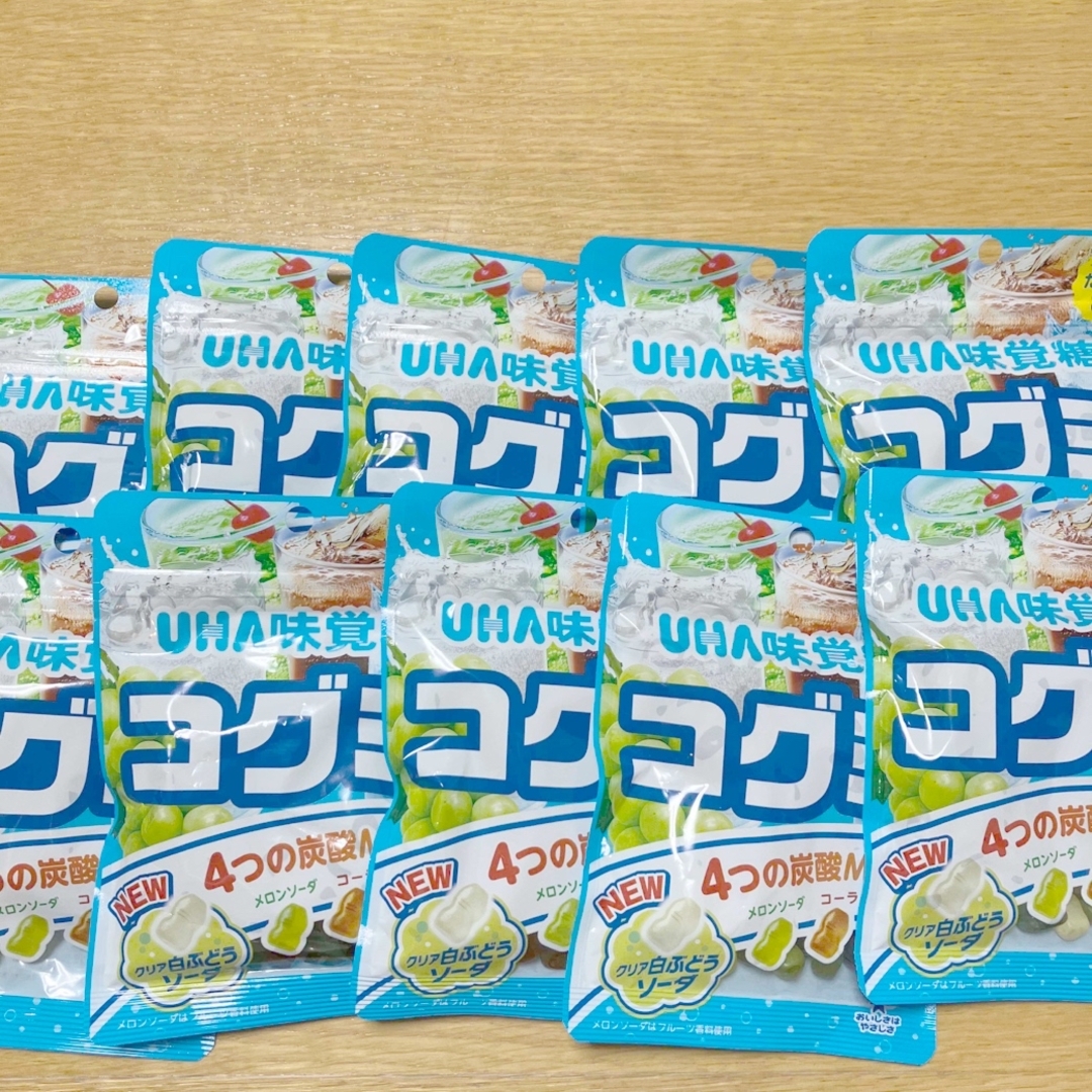 UHA味覚糖(ユーハミカクトウ)のUHA味覚糖　コグミ　4つの炭酸MIX 食品/飲料/酒の食品(菓子/デザート)の商品写真