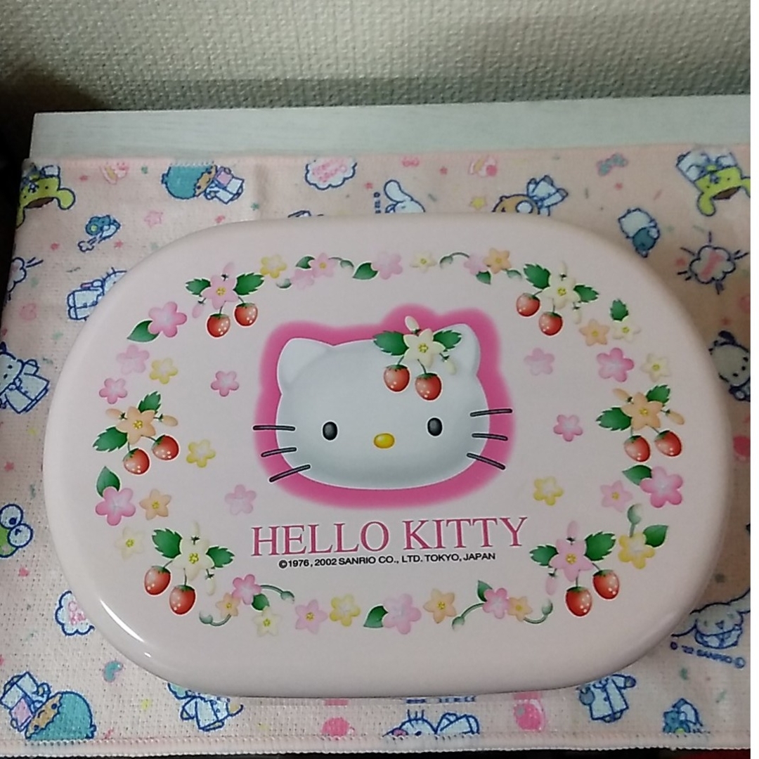 ハローキティ - サンリオ ハローキティ いちごキティ 塗弁当箱 2 ハローキティ - サンリオ ハローキティ いちごキティ 塗弁当箱 2