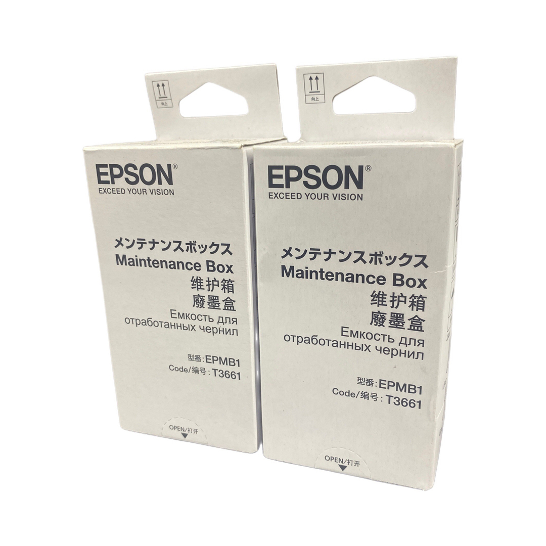 EPSON(エプソン)のEPSON メンテナンスBOX EPMB1    2個 インテリア/住まい/日用品のオフィス用品(OA機器)の商品写真