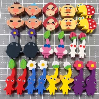 エンスカイ(ensky)のPIKMIN ensky  エンスカイ　ピクミン　つめつめ消しゴム(キャラクターグッズ)