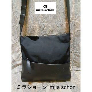 mila schon ミラショーン ワンショルダーバッグ キルティング ブラック