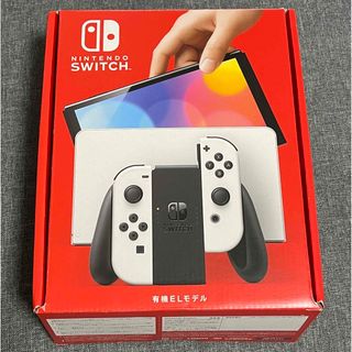 未使用】NINTENDO SWITCH 有機ELモデル ホワイト ネオンブルー-