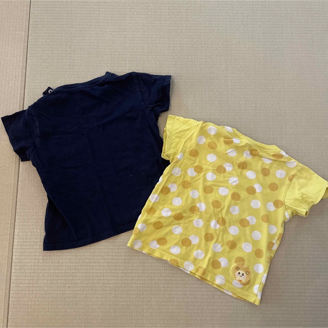 UNIQLO(ユニクロ)のUNIQLO  半袖Tシャツ2点&上下パジャマセット　90 キッズ/ベビー/マタニティのキッズ服女の子用(90cm~)(Tシャツ/カットソー)の商品写真