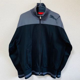 プーマ(PUMA)の[古着]プーマ　ジャージ　ブラック×グレー　oサイズ(ジャージ)