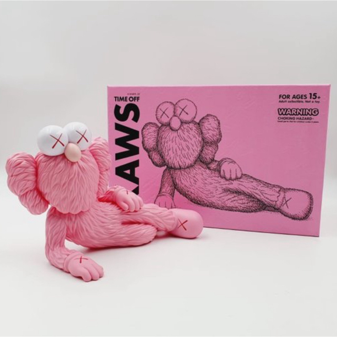 KAWS TIME OFF Vinyl Figure Pink | tradexautomotive.com