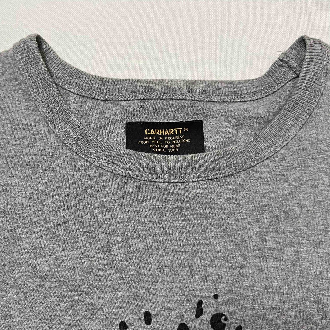 【CARHARTT WIP】カーハート S/S Tee センターロゴ グレー