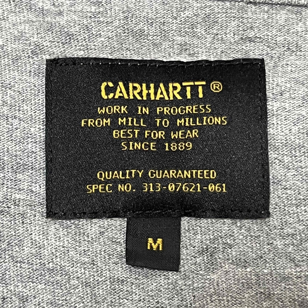 【CARHARTT WIP】カーハート S/S Tee センターロゴ グレー