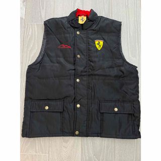 フェラーリ(Ferrari)のフェラーリ　中綿入りベスト　レディースXXL  Ferrari   黒(ダウンベスト)