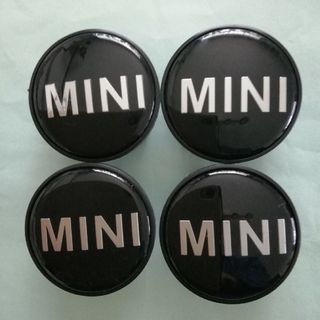 BMW MINI ミニクーパー センターキャップ Ｒ系 ブラック 54mm　４個(その他)