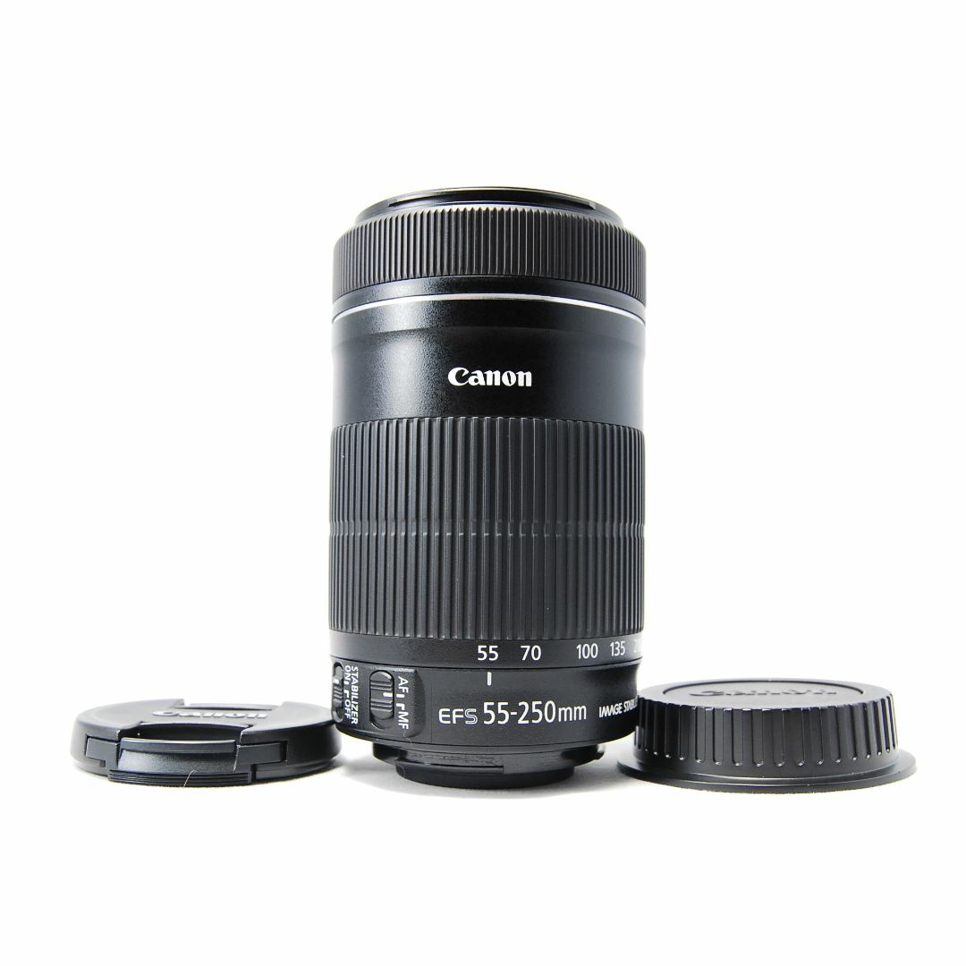 国産品 Canon EF-S 55-250mm F4-5.6 IS STM 望遠レンズ スマホ/家電/カメラ