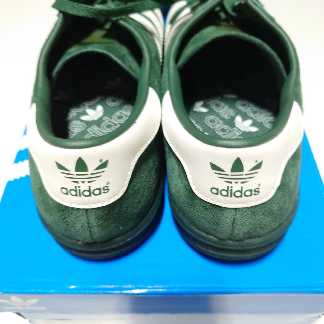 新品未使用】adidas☆HAMBURG 30cm☆スニーカー☆緑☆箱あり