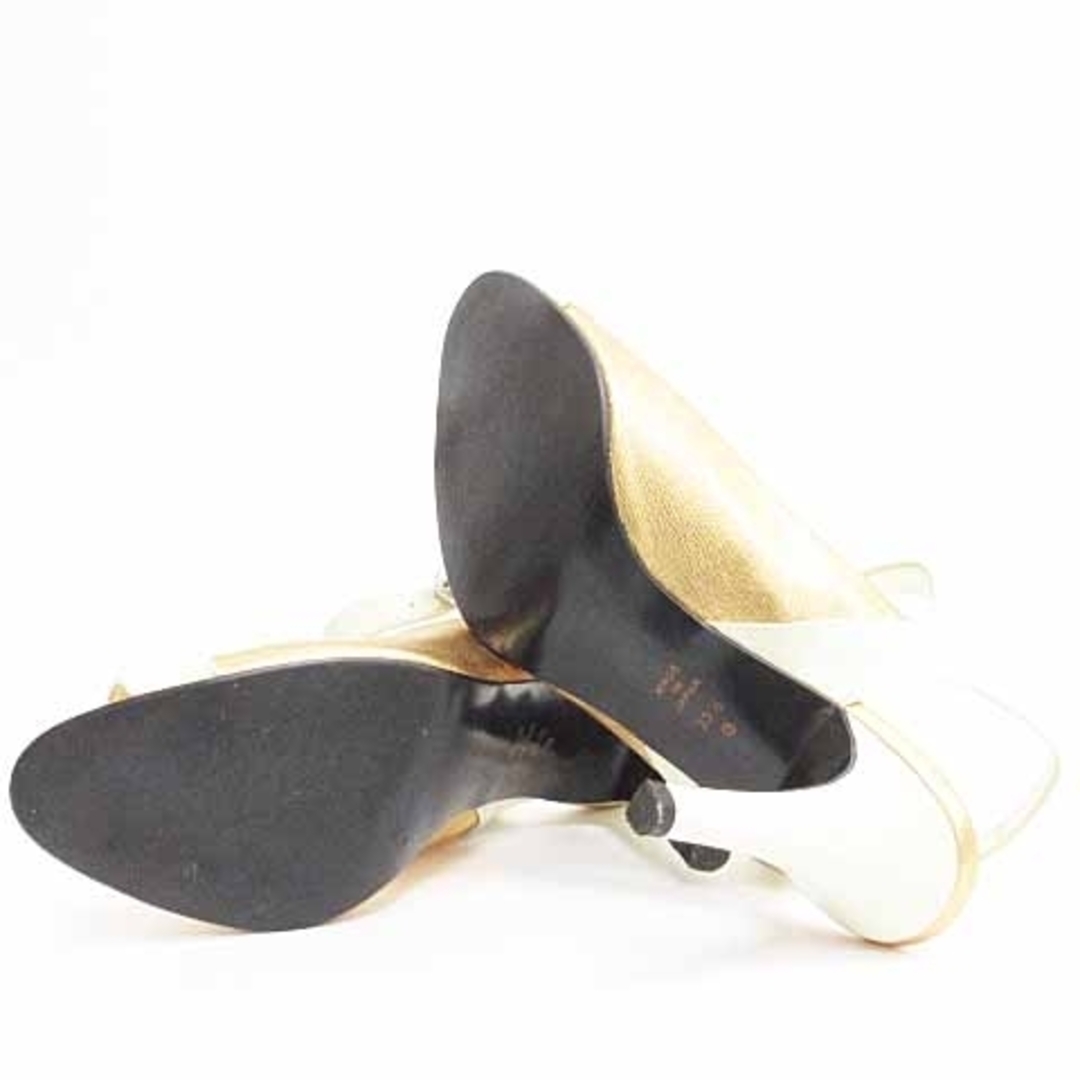 DIANA(ダイアナ)のダイアナ DIANA バックストラップ ミュール ゴールド 23.5 レディースの靴/シューズ(ミュール)の商品写真